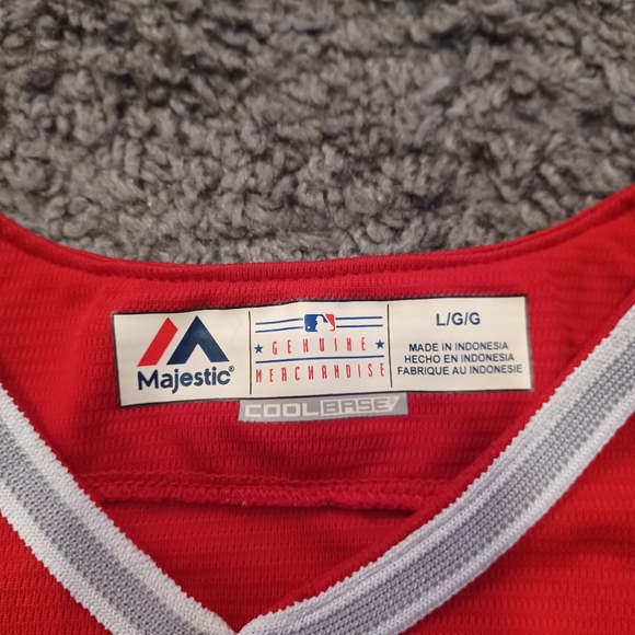 Majestic Los Angeles Angels Shohei Ohtani stitched Jersey Red Size L large - Picture 2 of 6